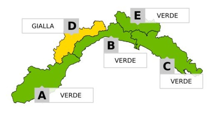 Maltempo, domani allerta neve in Val Bormida