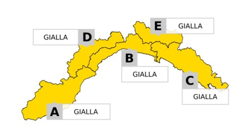 Maltempo: allerta gialla in corso, situazione sotto controllo