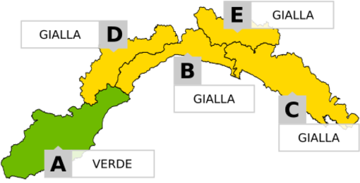 Maltempo, scatta l'allerta neve gialla in Val Bormida e nell'entroterra del levante savonese