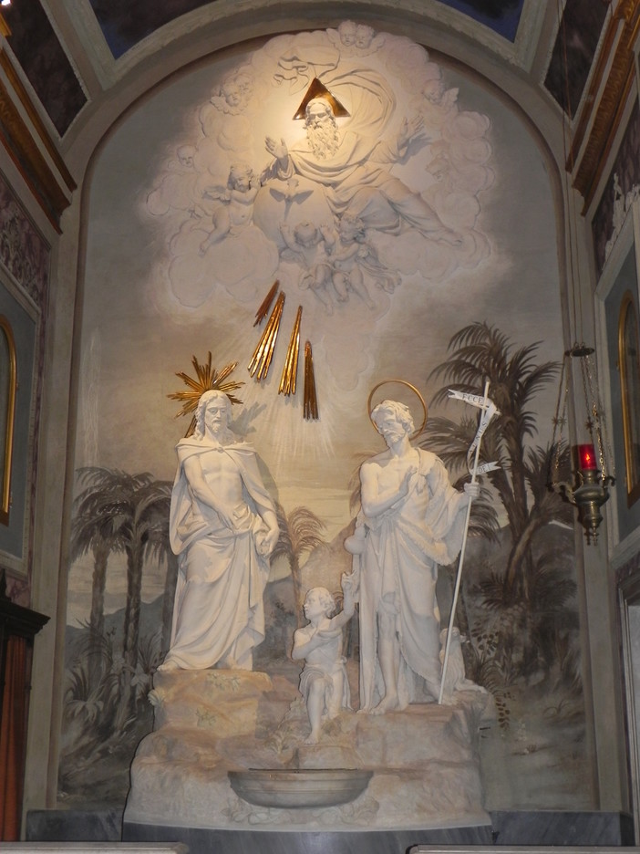 Albisola Superiore: inaugurazione del Fonte battesimale del Brilla dopo il restauro