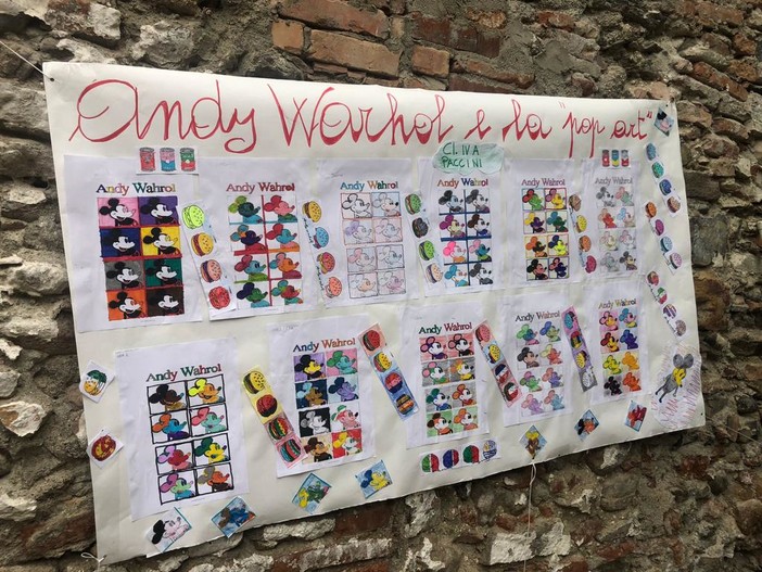 Albenga, i bambini delle &quot;Paccini&quot; interpretano la Pop Art