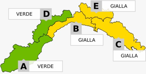 Maltempo in arrivo sulla Liguria, da questa sera (30 agosto) allerta gialla da Savona a La Spezia