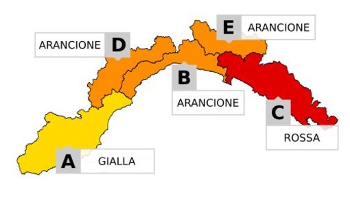 Maltempo, livello di allerta per temporali innalzato ad arancione