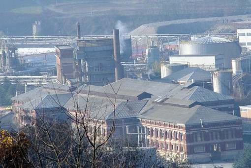 L'ex complesso industriale dell'Acna di Cengio