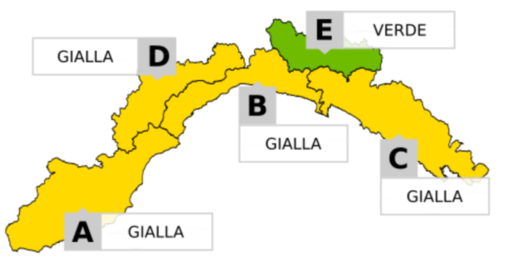 Fine settimana con la pioggia nel savonese: domenica 3 marzo allerta gialla