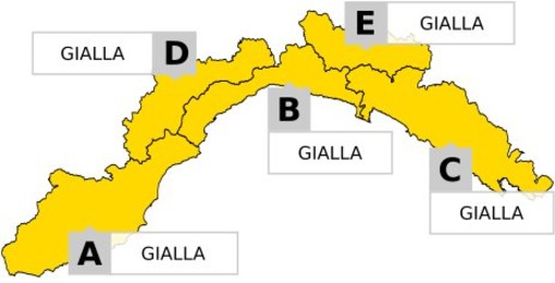 Maltempo: allerta gialla sulla Liguria, non si registrano danni