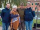 Da sinistra, il presidente Mirko Fossati, Patrizia Barroero, il capogruppo degli Alpini Elio Lunghi e la vice presidente Cinzia Ballesio