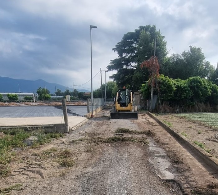 Albenga, al via l'asfaltatura in via San Pietro