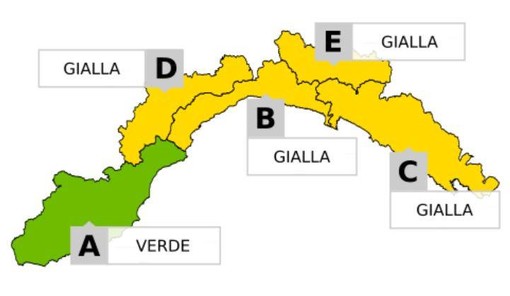 Maltempo in arrivo: allerta gialla per temporali