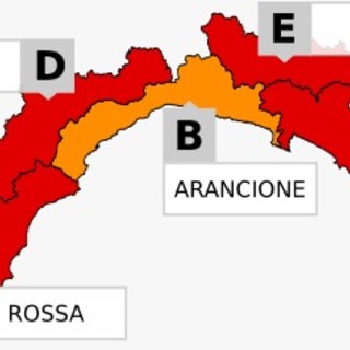 Maltempo, allerta arancione e rossa per temporali e piogge diffuse su tutta la Liguria