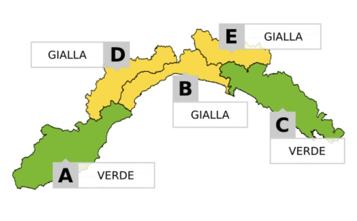 Maltempo, allerta gialla per neve nell'entroterra savonese: le previsioni per le prossime ore