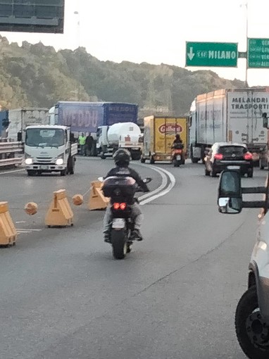 Foto tratta dal gruppo Facebook Viabilità Genova