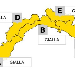 Maltempo in Liguria: prolungata l'allerta gialla per piogge diffuse e temporali