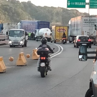 Foto tratta dal gruppo Facebook Viabilità Genova