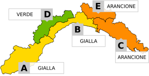 Maltempo, scatta l'allerta gialla nel savonese per giovedì 2 novembre