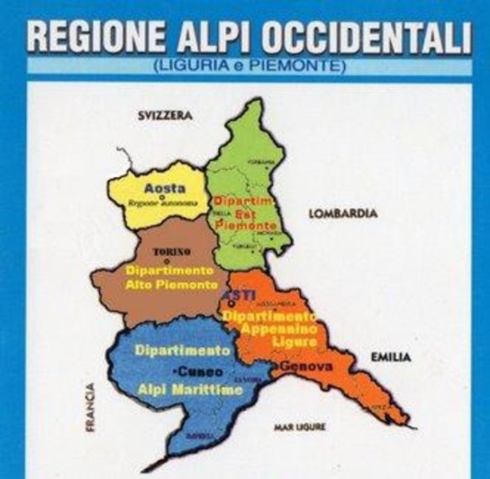 Estate 2012, tempo di macroregioni: a Sanremo un comitato ha pronta la delibera per far nascere quella delle &quot;Alpi Occidentali&quot;