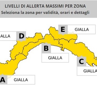 Maltempo in arrivo: emanata l'allerta gialla per piogge diffuse e temporali