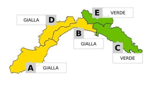 Meteo, in arrivo una nuova fase instabile sulla Liguria: Allerta Meteo Gialla per temporali sull'intera provincia di Savona