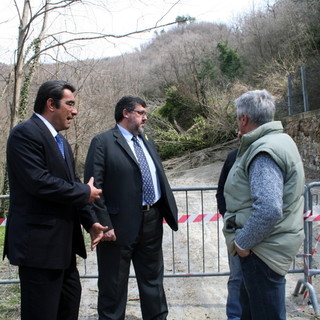 Sopralluogo frana Calice-Carbuta di Vaccarezza e Schneck