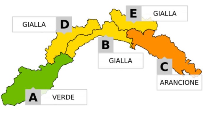 Maltempo, in Val Bormida allerta meteo per neve: piogge diffuse e temporali sul centro della regione