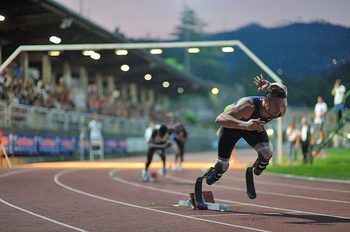 Celle Ligure, Meeting Arcobaleno AtleticaEuropa: testimonial l'azzurro alassino Manuel Abate