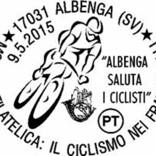 Ad Albenga annullo filatelico speciale per il Giro d'Italia