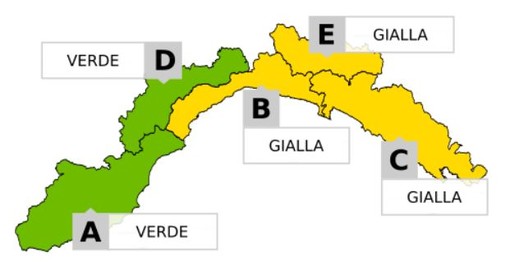 Maltempo in Liguria, prolungata l'allerta gialla per temporali sulla costa