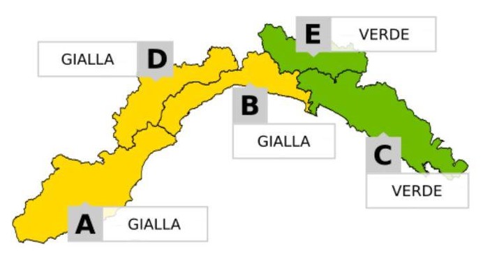 Maltempo, nuova allerta gialla per neve