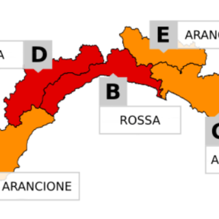 Maltempo sulla Liguria: prorogata l'allerta rossa sul centro-ponente e in Val Bormida