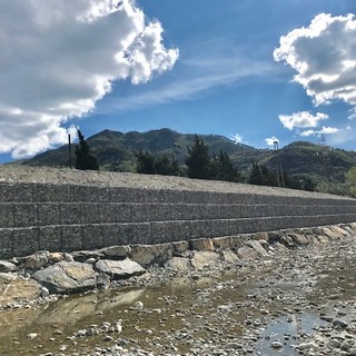 Albenga: terminati i lavori di messa in sicurezza dell'argine del tratto di Lusignano sull’Arroscia