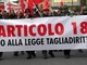 Bocciato il referendum sull'Articolo 18, Rifondazione Comunista Savona attacca: &quot;La lotta per i diritti continua&quot;