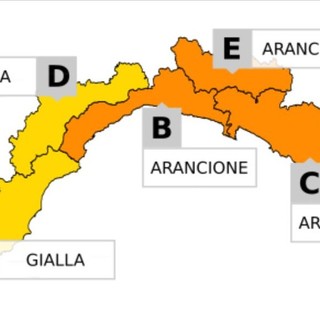 Meteo, nuova allerta emanata dall'Arpal: arancione dal levante savonese fino allo spezzino