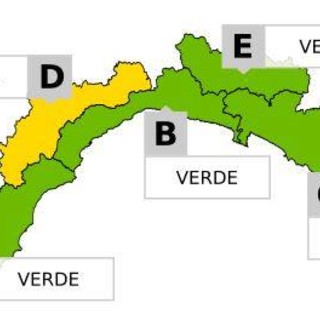 #Maltempo, allerta gialla per neve sull'entroterra fino alle 24 di oggi