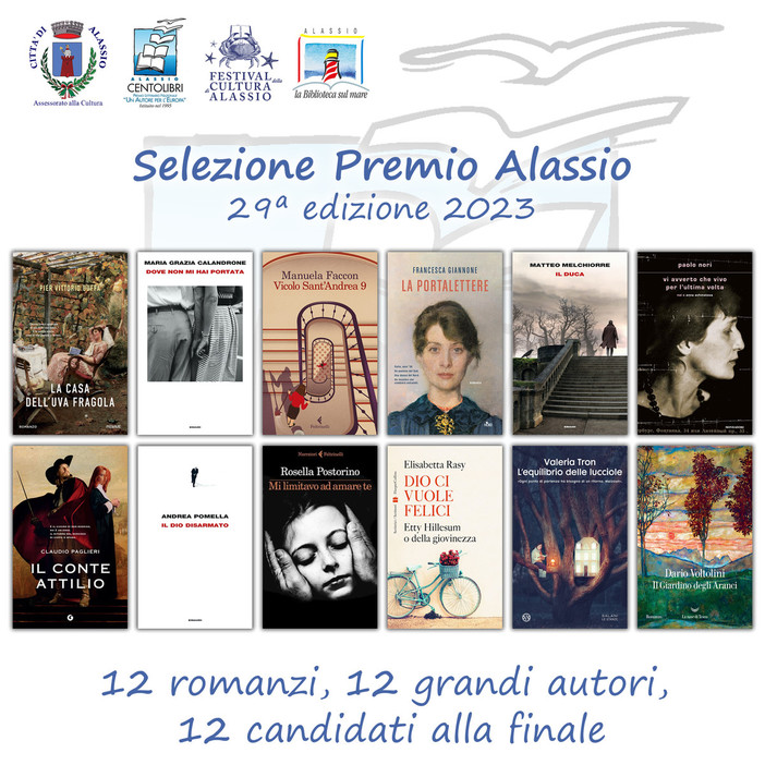 Alassio Centolibri - Un Autore per l'Europa: ecco i primi dodici finalisti