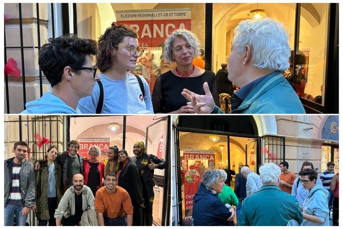 Regionali, Branca inaugura il point in via Verzellino a Savona: &quot;Le idee migliori nascono dal confronto e dalla collaborazione&quot;