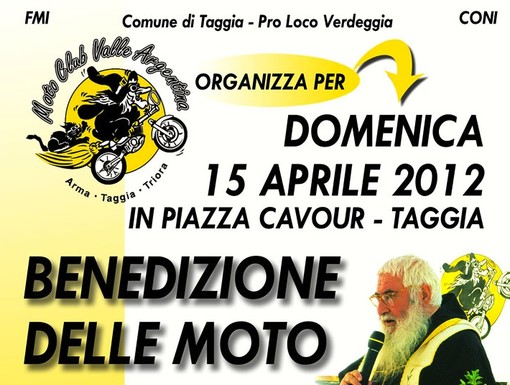 Domenica benedizione delle moto ad Arma di Taggia