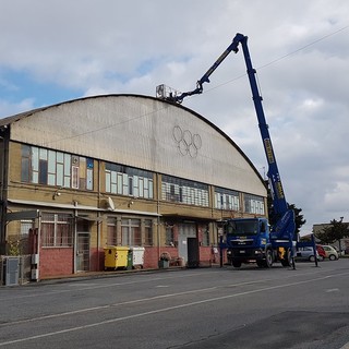 Albenga, al via i lavori di messa in sicurezza di parte della copertura in amianto della bocciofila