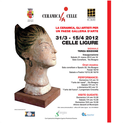 Celle Ligure, “La ceramica, gli Artisti per un paese galleria d’Arte”