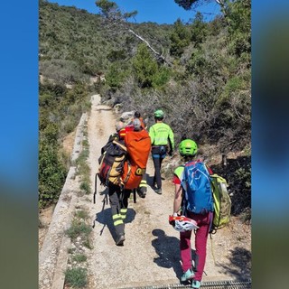 Doppio intervento &quot;outdoor&quot; per i soccorritori nel Finalese: vittime un biker e uno scalatore