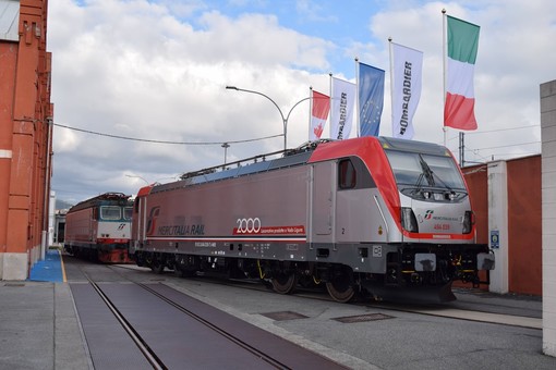 Bombardier presenta nello stabilimento di Vado Ligure la duemillesima locomotiva durante il Family Day 2019