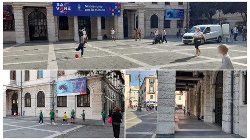 Savona, la città dove i bambini possono ancora giocare a pallone in piazza