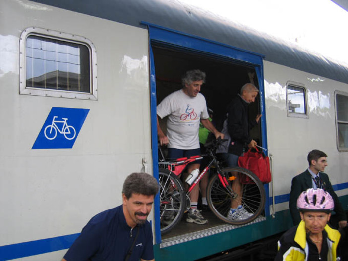 Liguria, biciclette gratis sui treni regionali