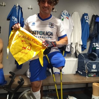 L'albenganese Marco Buonocore punto fermo della nazionale italiana di calcio amputati, parteciperà ai mondiali in Turchia