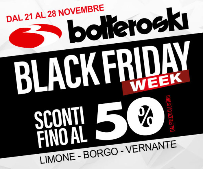 Bottero Ski lancia la Black Week!