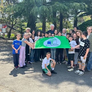 Le scuole medie di Borgio Verezzi conquistano la Bandiera Verde