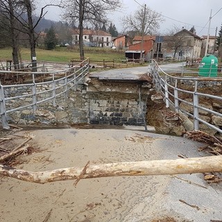 Bardineto, crollo del ponte Brigneta: in arrivo una passerella pedonale provvisoria