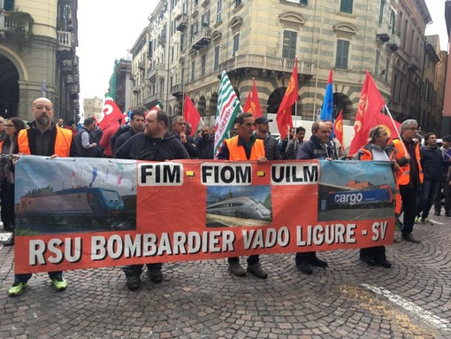 Bombardier Vado Ligure, oggi l'incontro di aggiornamento sui carichi di lavoro. Fiom Cgil: &quot;Non si registrano novità rilevanti&quot;