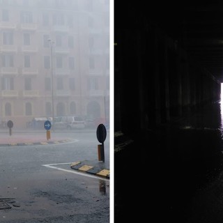 Bomba d'acqua a Savona, si allaga la galleria di via Don Minzoni