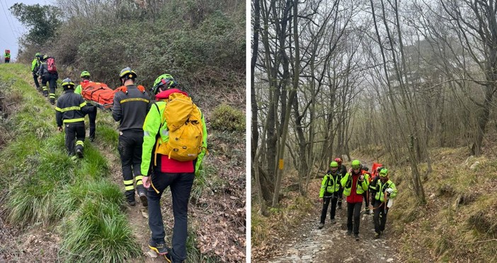 Alassio, biker cade durante una gara ciclistica: al Santa Corona in codice giallo