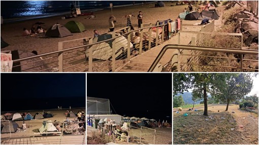 Savona, tendopoli e bivacchi su spiagge e colline della città, i residenti esasperati: &quot;Situazione insostenibile&quot;